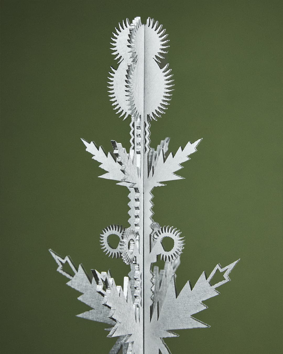 Aluminium flower